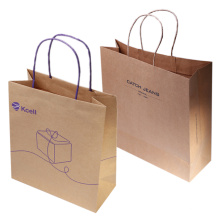 Cheap Wholesale Custom Printed ECO Friendly Brown Kraft Paper Bag